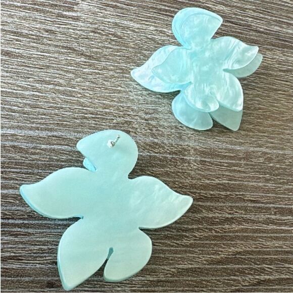 Bohemian flower earrings N407 - Picture 2 of 3